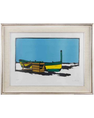 Enotrio Pugliese - Boats - Modern Artwork 