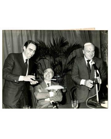 Anonymous - Franco and Carraro and Primo Nebiolo - Vintage Photograph 