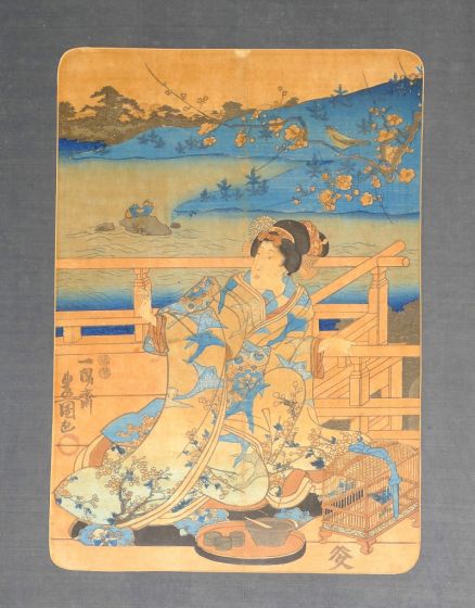 Japan Woman by  Utagawa Kunisada - Modern Artwork