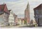 Der Wollmarkt mit der Andreaskirche by Carl Ludwig Frommel - Modern Artwork