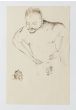 "Figures Studies"  1930s is an original China ink drawing on ivory-colorated paper by Anonymous French Artist of XX Century.