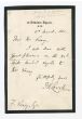 Autograph Letter by James Russell Lowell
