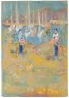 Sirio Pellegrini - Fishermen at the Nets – Contemporary Artwork 