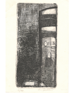 La Monaca by Luigi Bartolini - Modern Artwork 