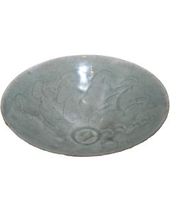 Little Circular Chinese Stoneware Bowl  - Decorative Object 