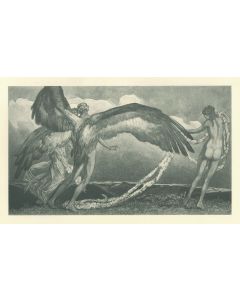Fall Der Engel by Franz Von Bayros (Choisy Le Conin) - Modern Artwork