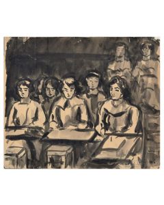 Schoolgirls by Anonymous - Modern Artwork