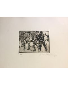 La Chaîne - from "Le Croquis du Front Italien"