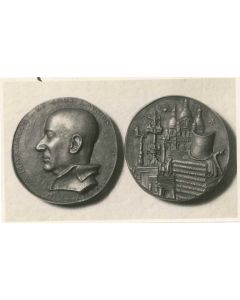 Max Jacob: Autograph Letter and Silver Medal Photo