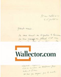 M. Jacob-Autograph Letter Signed