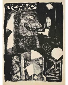 Man with pipe by Antoni Clavè - Modern Artwork