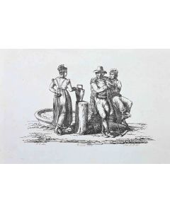 Anonymous - Roman Scene - Old Masters Art