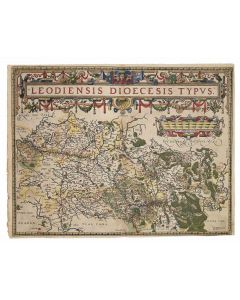 Leodiensis Diocesis Typus Map (Map of Liege)