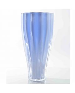 Anonymous - Vintage Light Blue Glass Vase, Northern European, 1970s – Decorative Object 