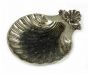 Shell Shaped Vintage Silver Plated Ashtray - Decorative Objects