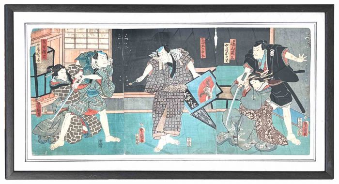 Utagawa Kunisada - Kabuki Scene - Old Masters' Art