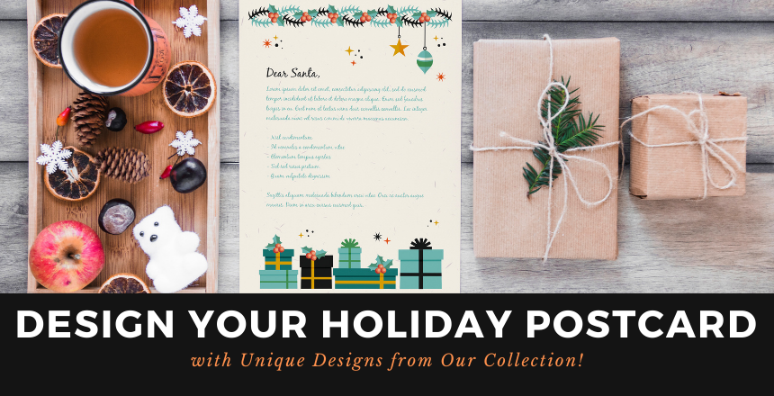 DESIGN YOUR HOLIDAY POSTCARDS!
