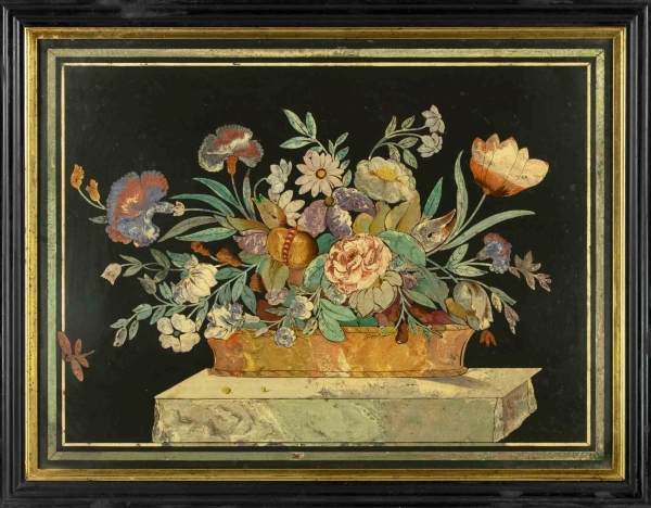 Artist of XIX century, Flowers 